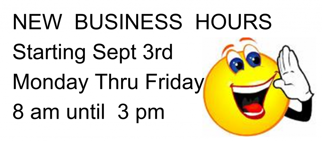 New Business Hours